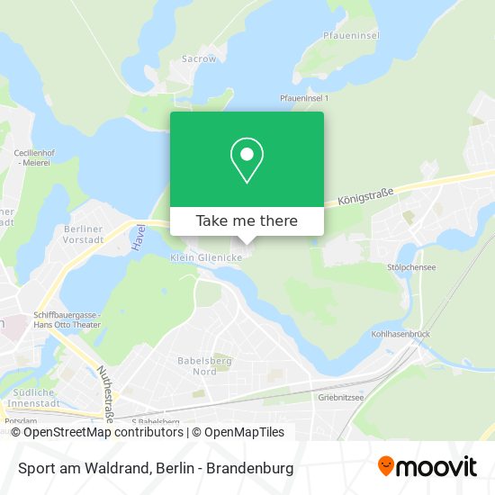 Sport am Waldrand map
