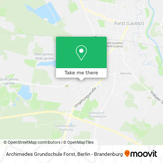 Archimedes Grundschule Forst map