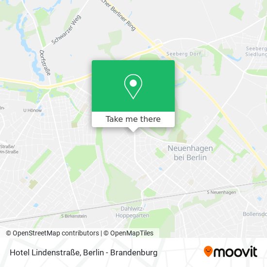 Hotel Lindenstraße map