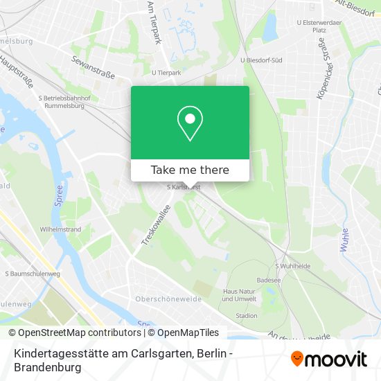 Карта Kindertagesstätte am Carlsgarten