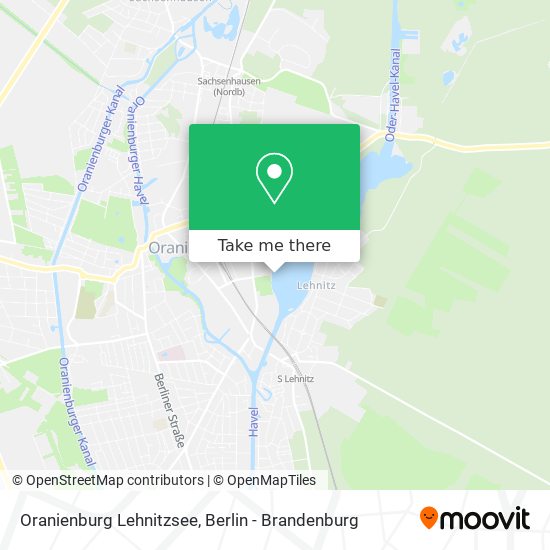 Oranienburg Lehnitzsee map