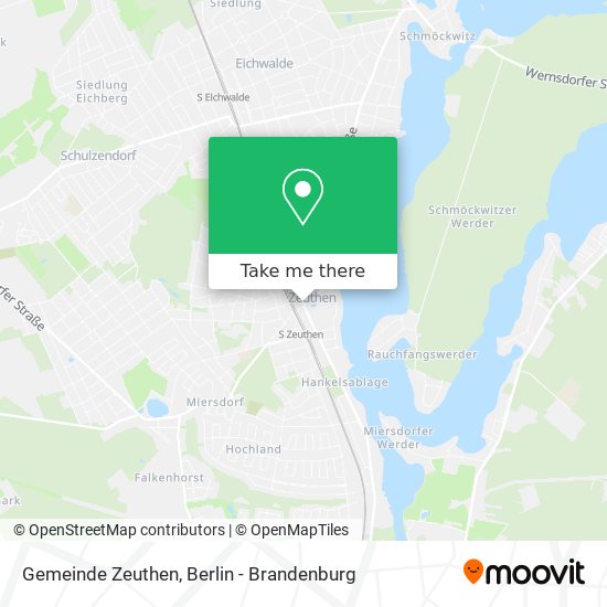 Gemeinde Zeuthen map