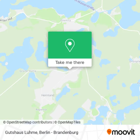 Gutshaus Luhme map