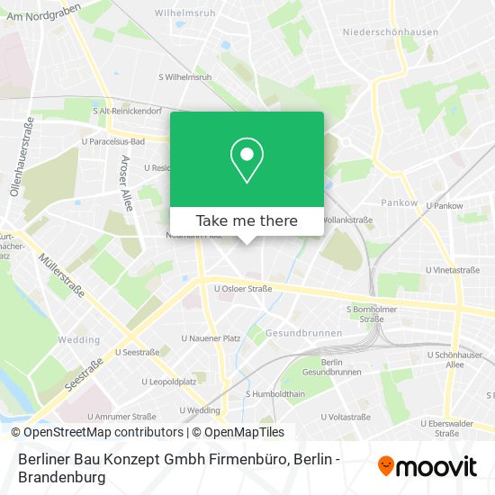 Berliner Bau Konzept Gmbh Firmenbüro map