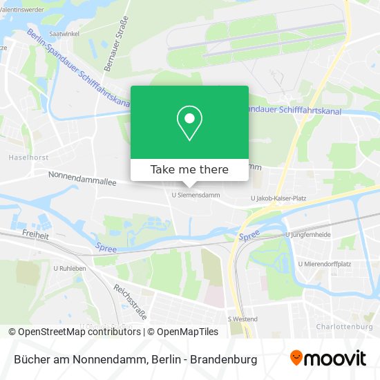 Bücher am Nonnendamm map