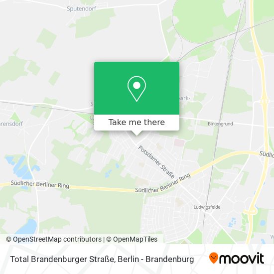 Total Brandenburger Straße map