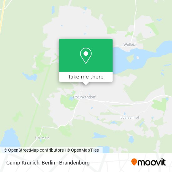 Camp Kranich map