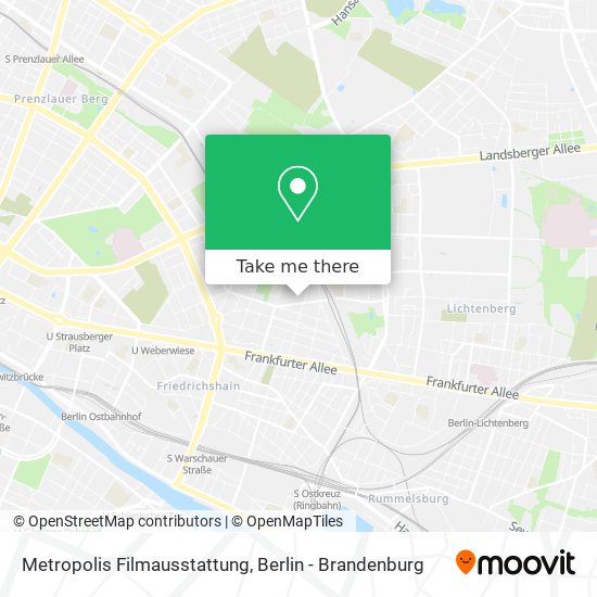 Metropolis Filmausstattung map