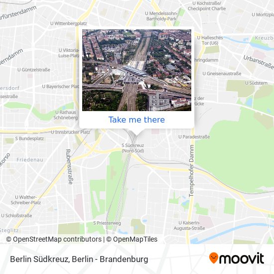 Berlin Südkreuz map