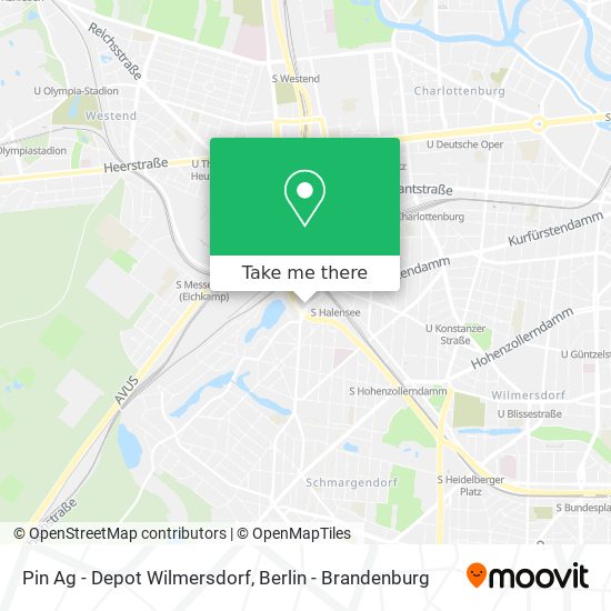 Pin Ag - Depot Wilmersdorf map