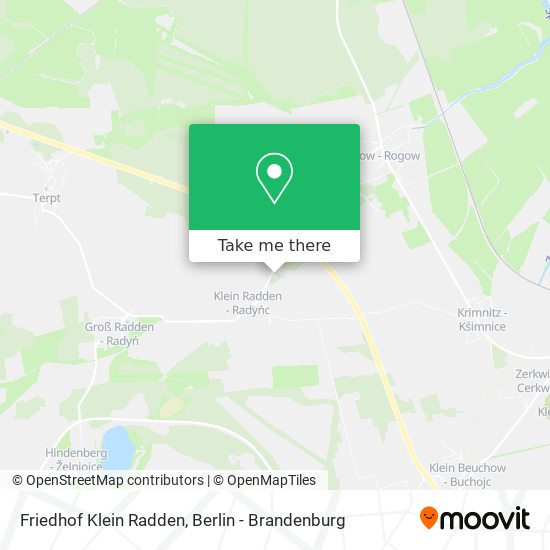 Friedhof Klein Radden map