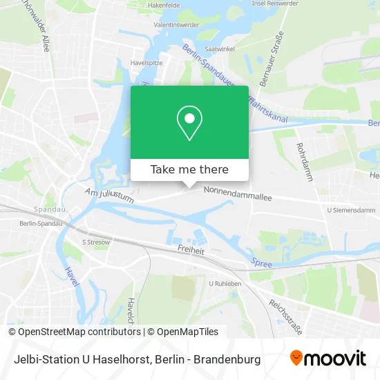 Карта Jelbi-Station U Haselhorst