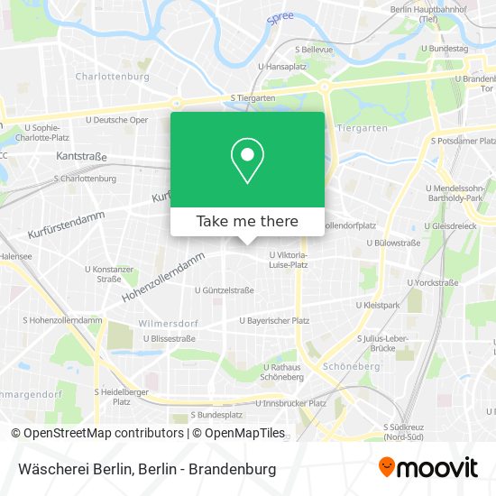 Wäscherei Berlin map
