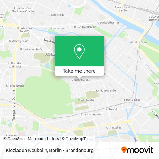 Kiezladen Neukölln map