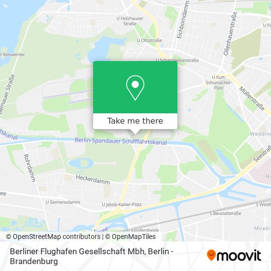 Berliner Flughafen Gesellschaft Mbh map