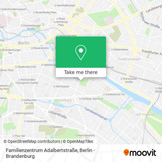 Familienzentrum Adalbertstraße map