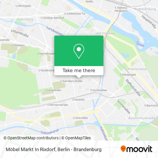 Möbel Markt In Rixdorf map