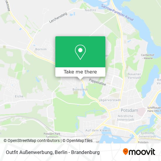 Outfit Außenwerbung map