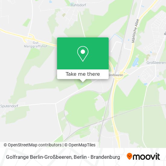 Карта Golfrange Berlin-Großbeeren