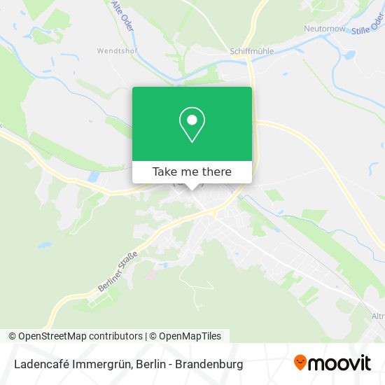 Ladencafé Immergrün map