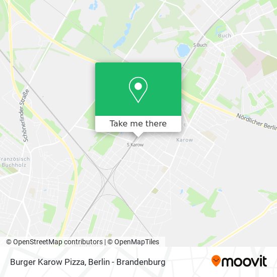 Burger Karow Pizza map