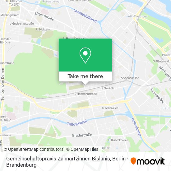 Gemeinschaftspraxis Zahnärtzinnen Bislanis map