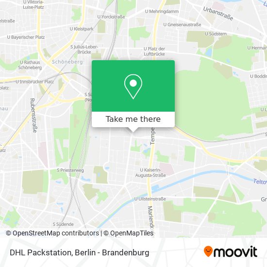 DHL Packstation map