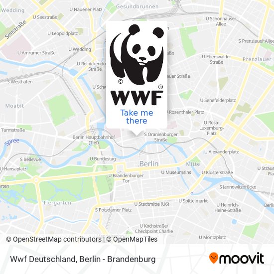 Wwf Deutschland map