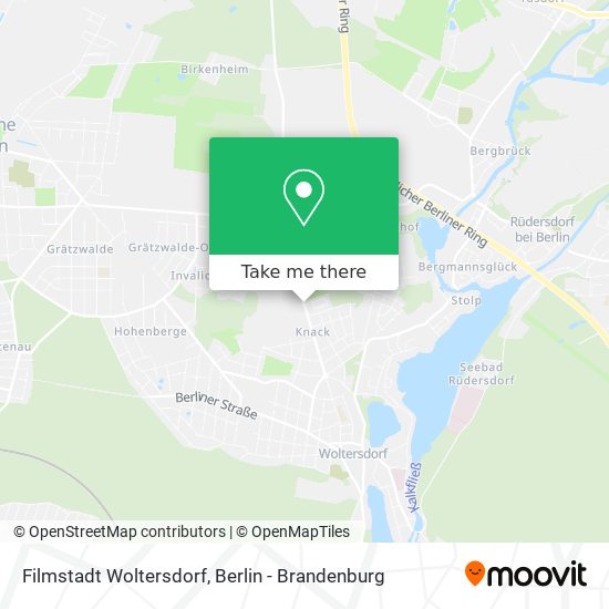 Карта Filmstadt Woltersdorf