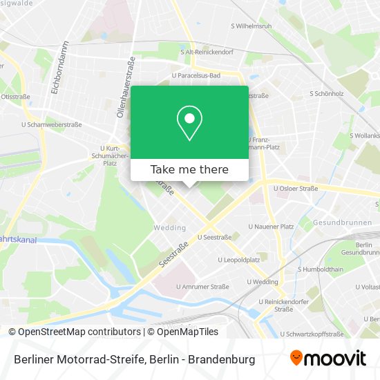 Berliner Motorrad-Streife map