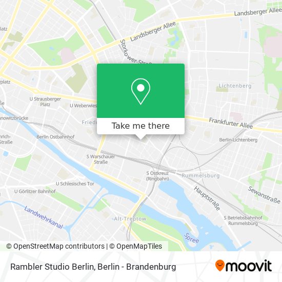 Карта Rambler Studio Berlin