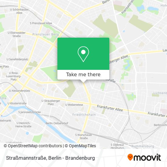 Straßmannstraße map