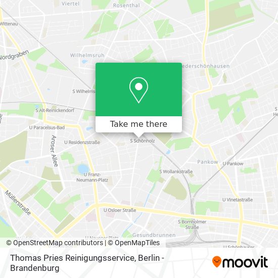 Карта Thomas Pries Reinigungsservice
