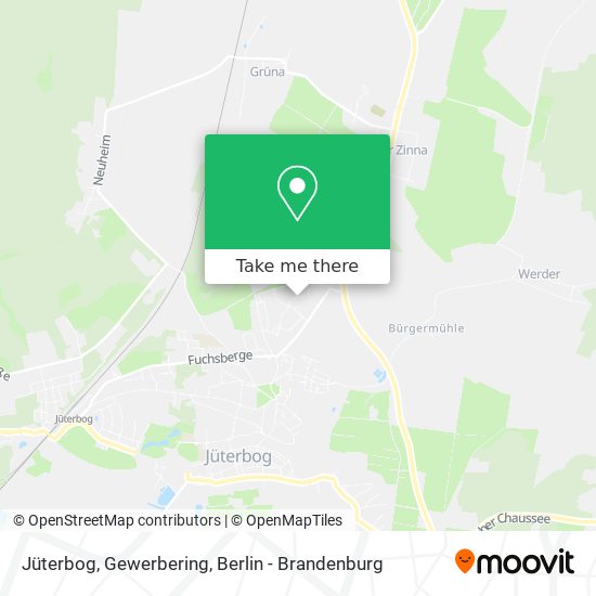 Jüterbog, Gewerbering map