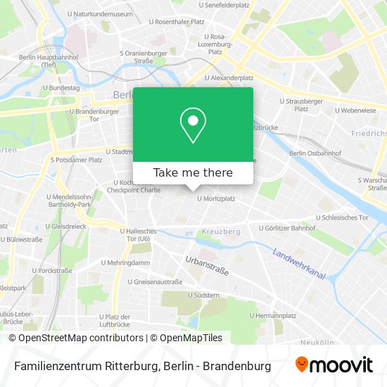 Familienzentrum Ritterburg map