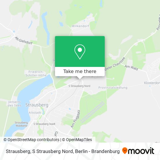 Карта Strausberg, S Strausberg Nord