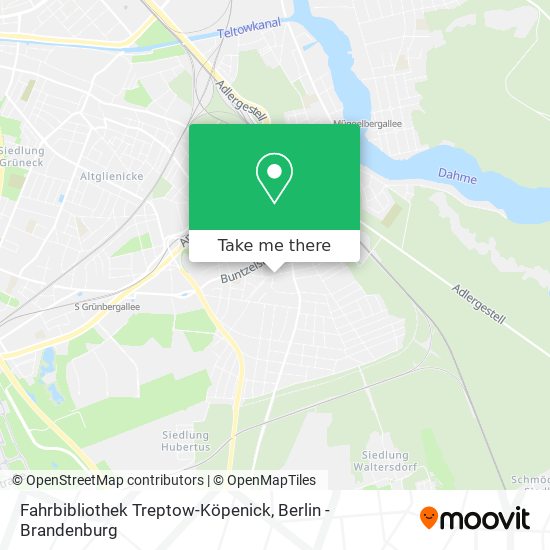 Fahrbibliothek Treptow-Köpenick map