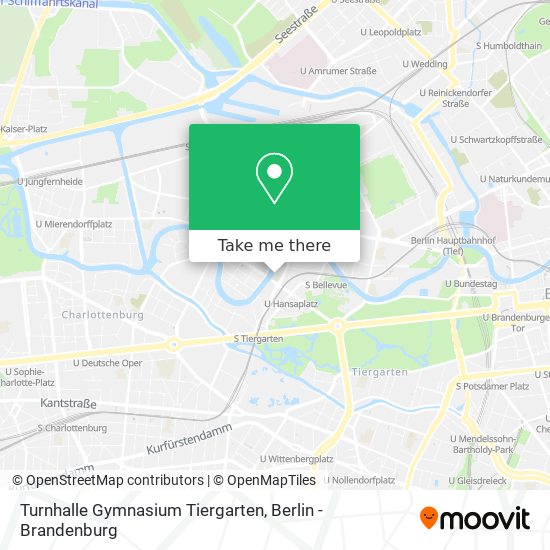 Turnhalle Gymnasium Tiergarten map