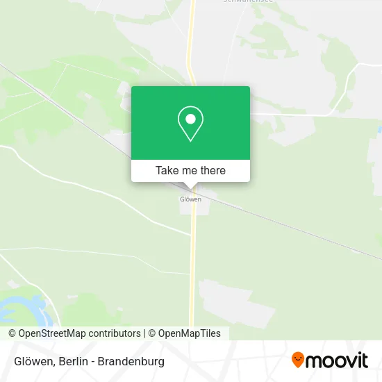 Glöwen map