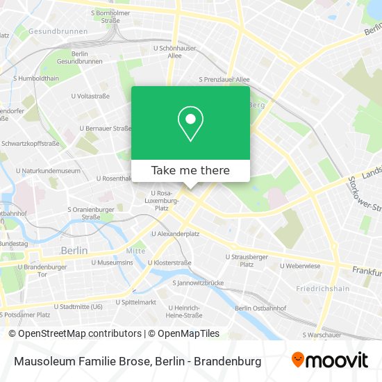 Mausoleum Familie Brose map