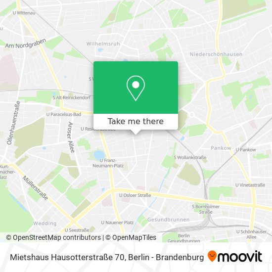 Mietshaus Hausotterstraße 70 map