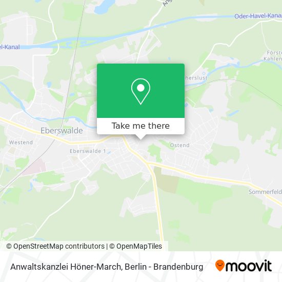 Anwaltskanzlei Höner-March map
