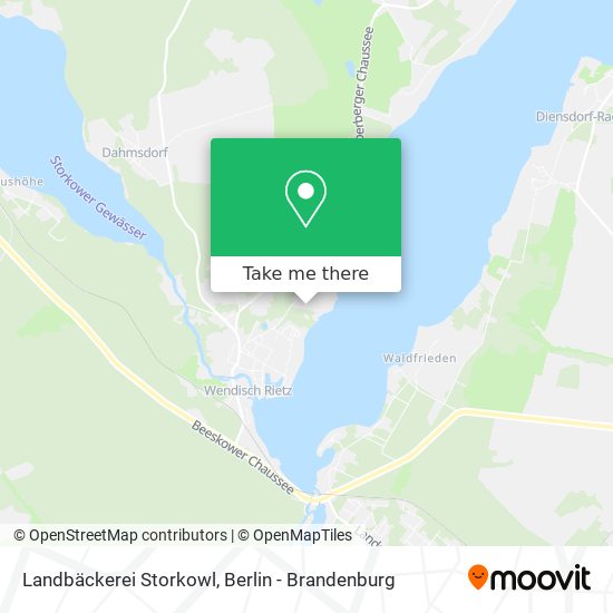 Landbäckerei Storkowl map