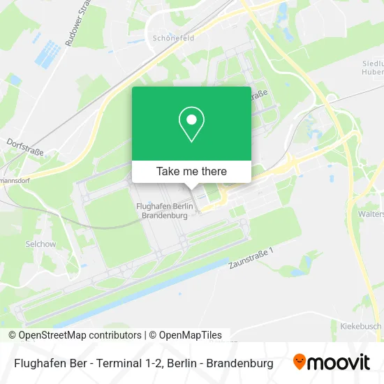 Карта Flughafen Ber - Terminal 1-2