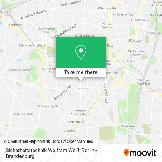 Sicherheitstechnik Wolfram Weiß map