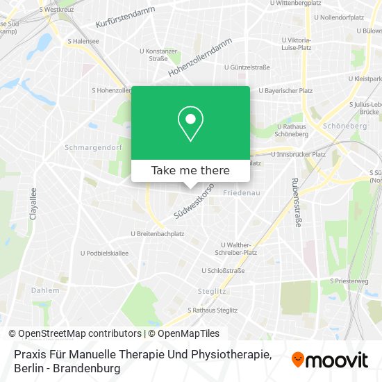 Praxis Für Manuelle Therapie Und Physiotherapie map