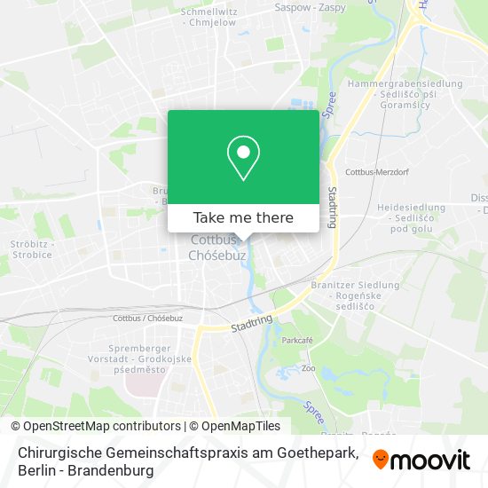 Карта Chirurgische Gemeinschaftspraxis am Goethepark