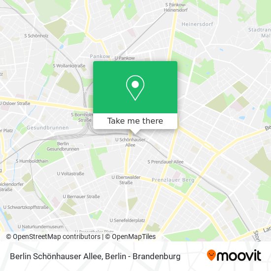 Карта Berlin Schönhauser Allee