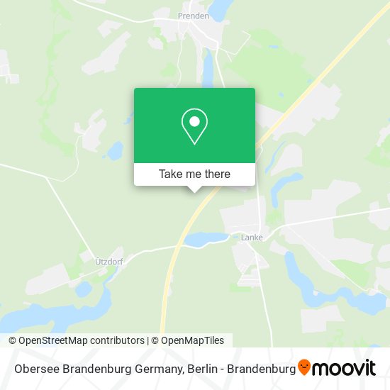 Obersee Brandenburg Germany map