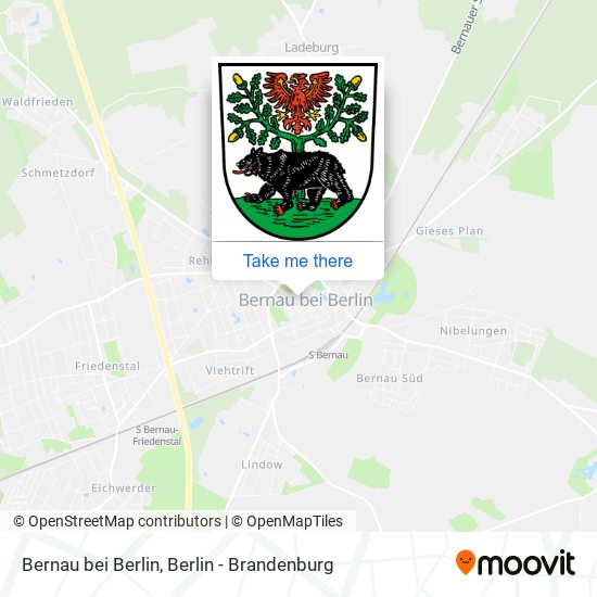 Bernau bei Berlin map